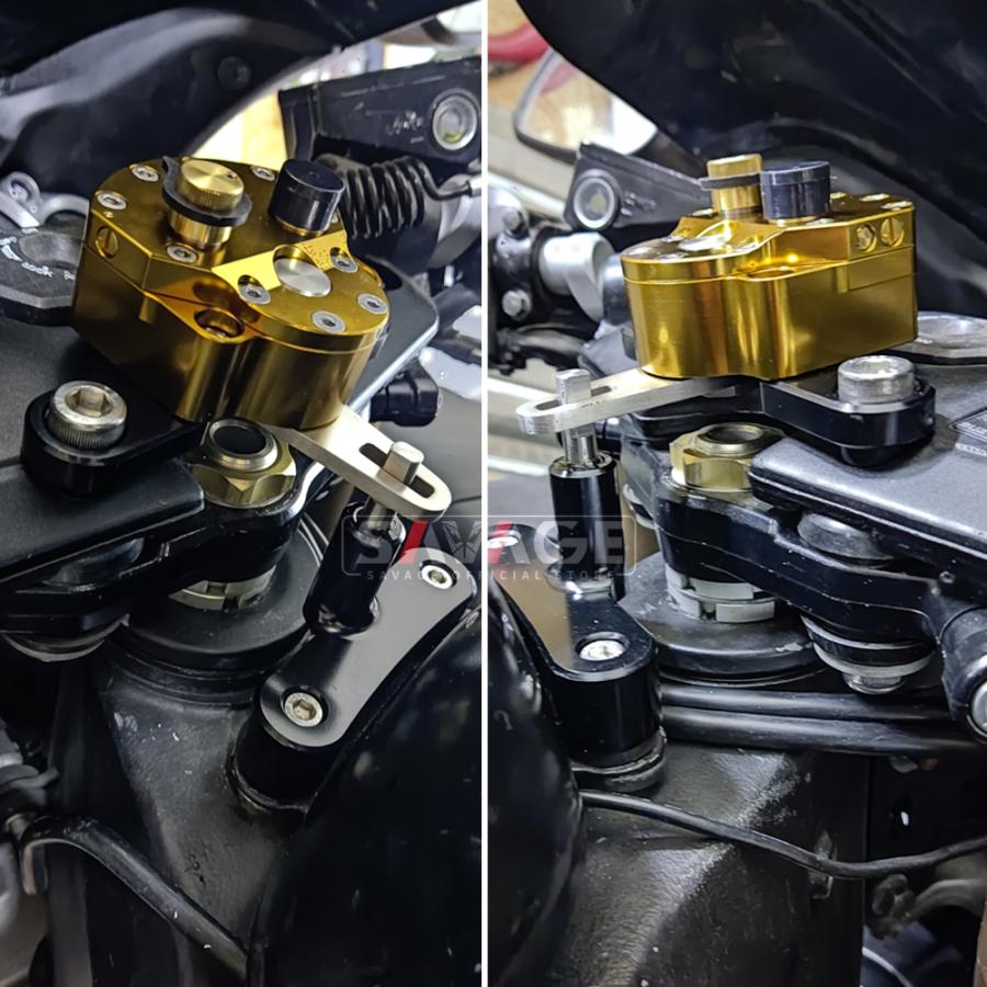 【並行輸入品】 Suzuki オートバイ ステアリングダンパー スタビライザー haabusa gsx1300r 2008-2020 ショックキット 安全 調整可能 スマートの画像