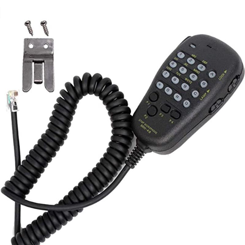 Micrófono MH-48A6J Para Radios Yaesu – Con Teclado DTMF, Retroiluminado, Compatible Con FT-8800R, FT-8900R Y Otros Modelos