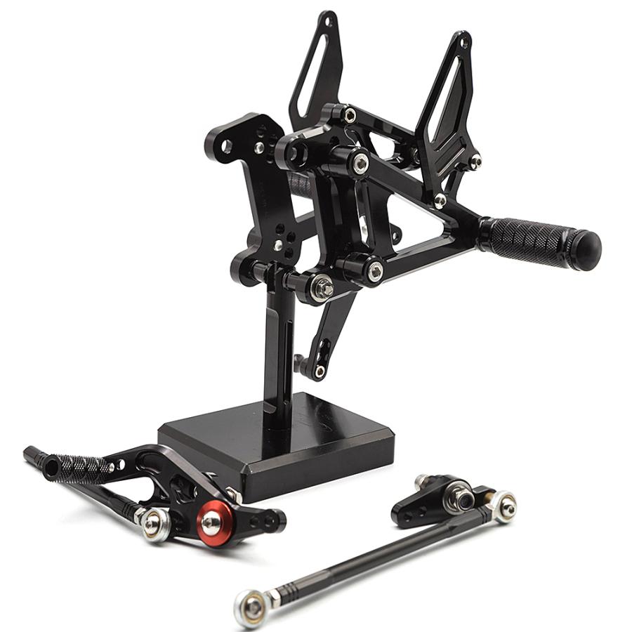【並行輸入品】 Cnc rearset フットレスト mvアグスタF3 675 eas brutale 2012-2017 フットレストリアセット アルミ 足 ペダルペグ