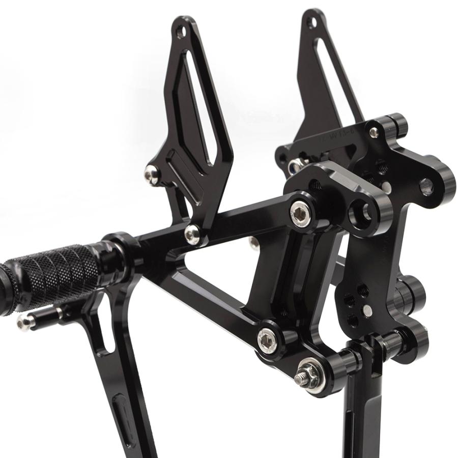 【並行輸入品】 Cnc rearset フットレスト mvアグスタF3 675 eas brutale 2012-2017 フットレストリアセット アルミ 足 ペダルペグ