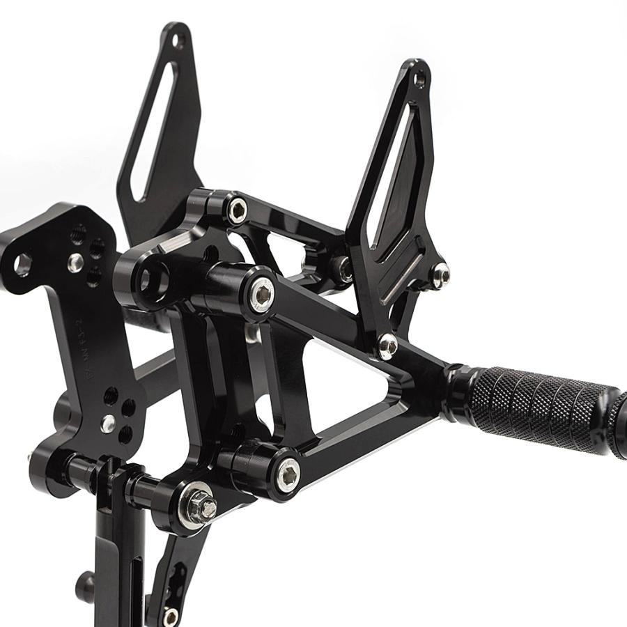 【並行輸入品】 Cnc rearset フットレスト mvアグスタF3 675 eas brutale 2012-2017 フットレストリアセット アルミ 足 ペダルペグ