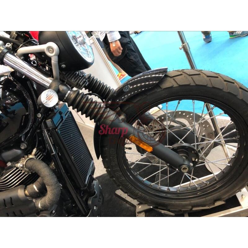 【並行輸入品】 トライアンフ オートバイ マッドガード フロントフェンダー ボニービル タイガー t100 無煙炭900 2001-2017 14 15 16の画像