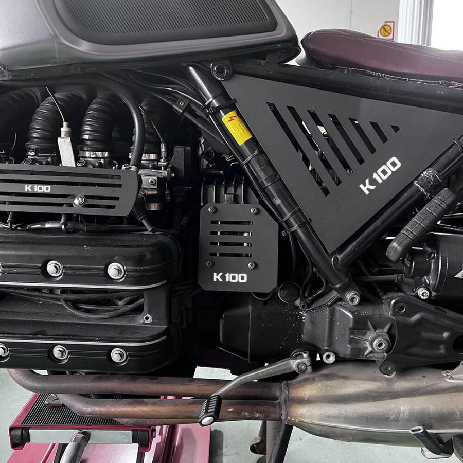 【並行輸入品】 BMW オートバイ サイドパネル K100 コイル 装飾 カバー カフェレーサー コンボ_5
