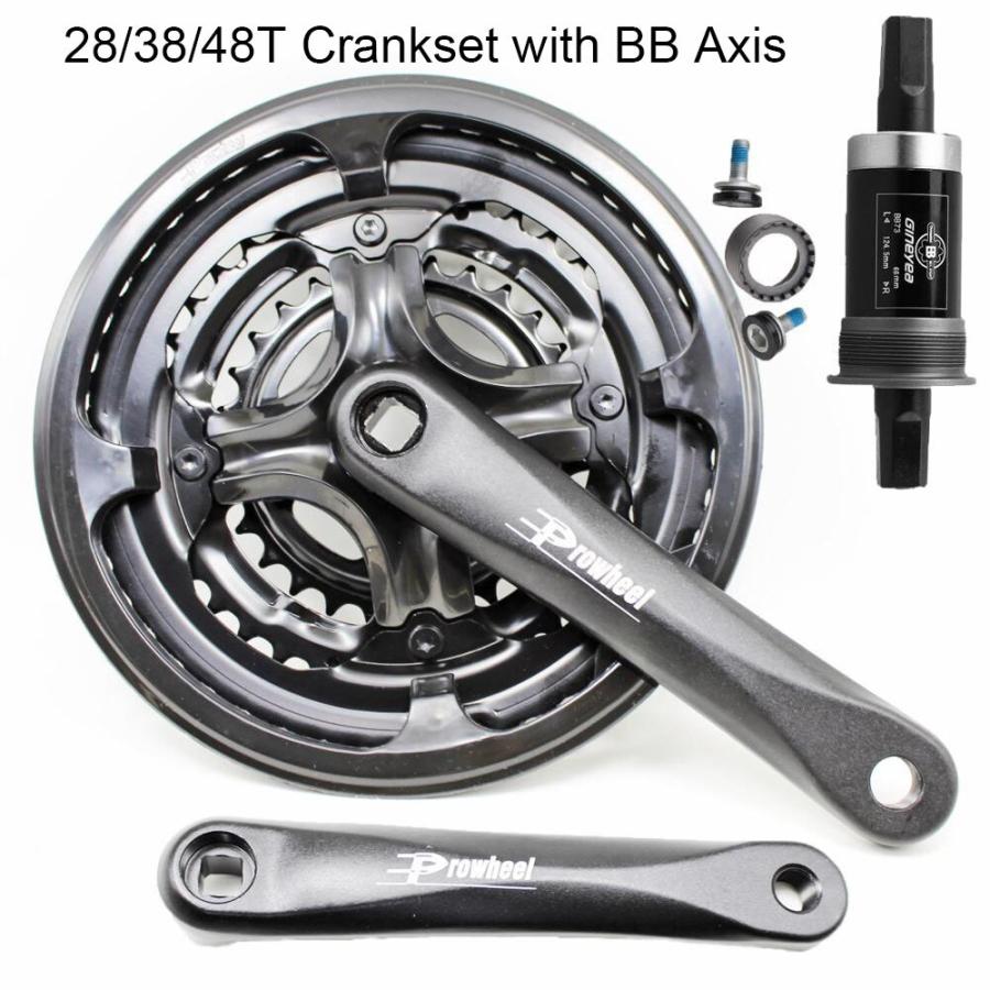 並行輸入品】 Prowheel マウンテンバイク スプロケットセット 28 38 42