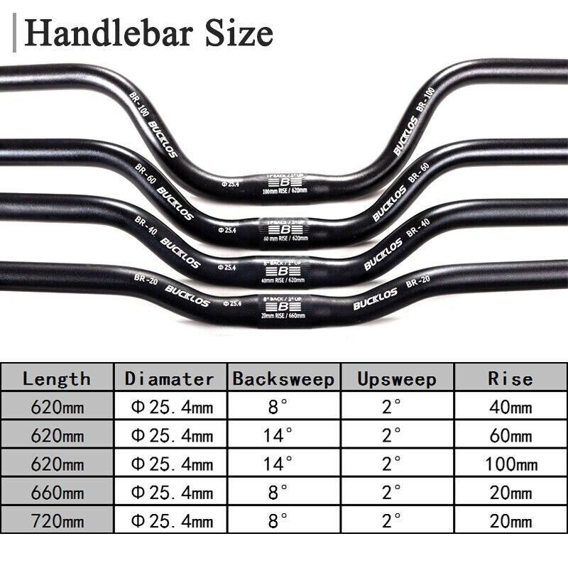 並行輸入品】 自転車 ハンドルバー ツバメハンドルバー Bucklos 25.4mm
