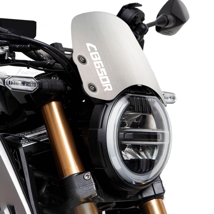 cb650 モトラニ シルバー カウル スモークウィンドシールド 並行輸入品】 ホンダ ホーネット CB650R CB 650R 2018-2019 Cnc