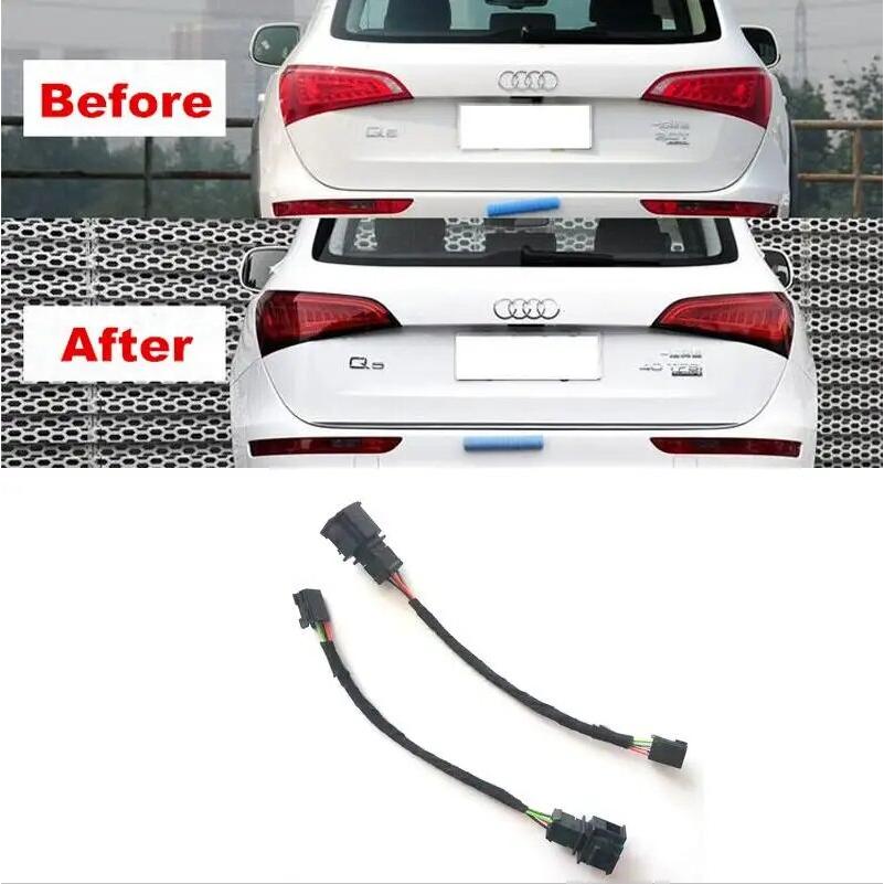 アウディq5 LEDテールライト 2個 4ピン アダプター配線 ハーネス 