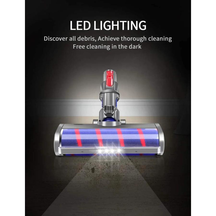 並行輸入品】 Dyson 掃除機 柔らかい ローラーブラシ 床 回転部品 v6