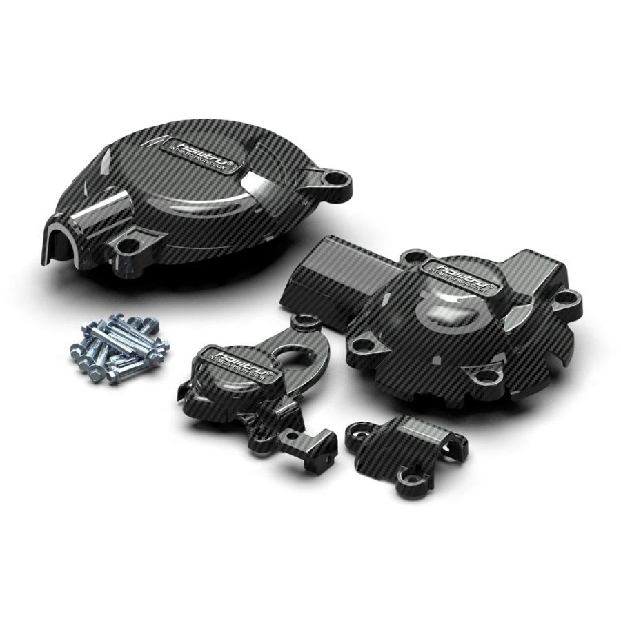 【並行輸入品】 BMW オートバイ エンジン保護カバー カーボンファイバープリント 2019-2023 s1000r 2021-2023