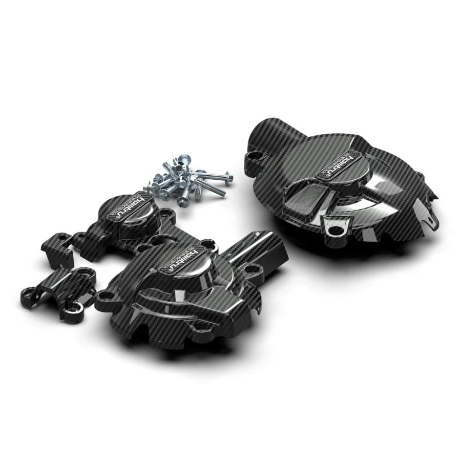 【並行輸入品】 BMW オートバイ エンジン保護カバー カーボンファイバープリント 2019-2023 s1000r 2021-2023