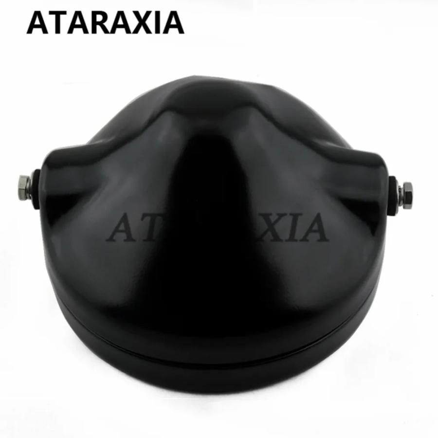 【並行輸入品】 汎用 オートバイ ヘッドライトカバー カフェレーサー ledヘッドランプ ヘッドランプライト 7" バケツハウジング 灯台シェル XL883_3