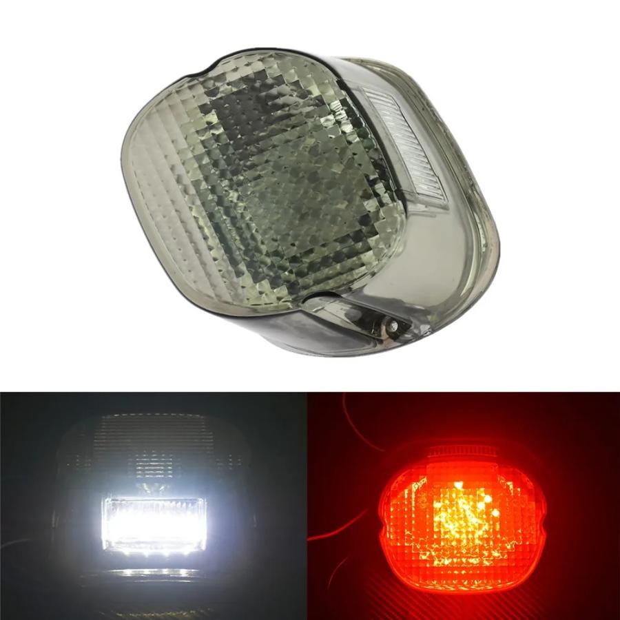 【並行輸入品】 ハーレー オートバイ テールライト ブレーキプレート LED リア ストップライト 12v デナ ツーリング グライドスポーツスター xl1200 883_9