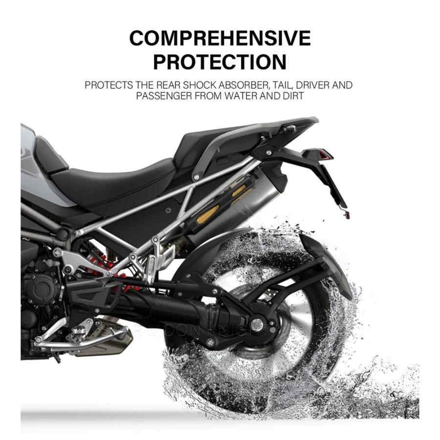 【並行輸入品】 タイガー1200 オートバイ リアフェンダー マッドガード タイヤハガー スプラッシュガード Tiger1200 gtプロラリーエクスプローラ 2022 2023-_1