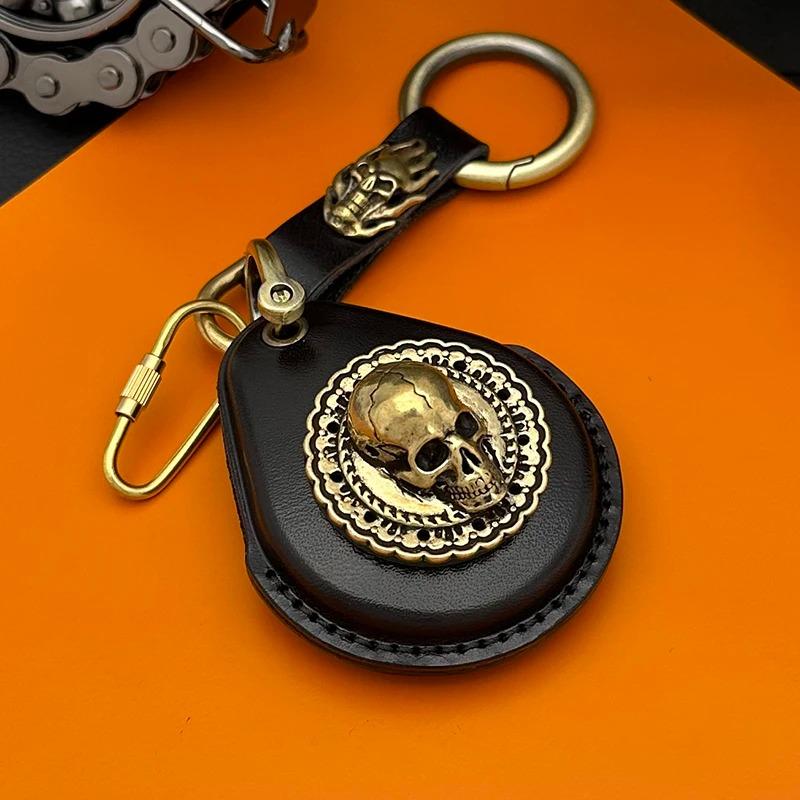 並行輸入品】 ハーレー オートバイ キーホルダー 真ちゅう製