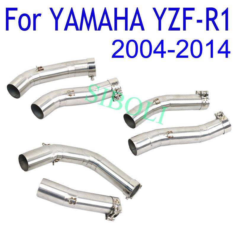 【並行輸入品】 ヤマハ YZF-R1用 バイクエキゾースト モディファイドフロントリンクパイプ 2004 - 2014 バイク用品 バイクパーツ