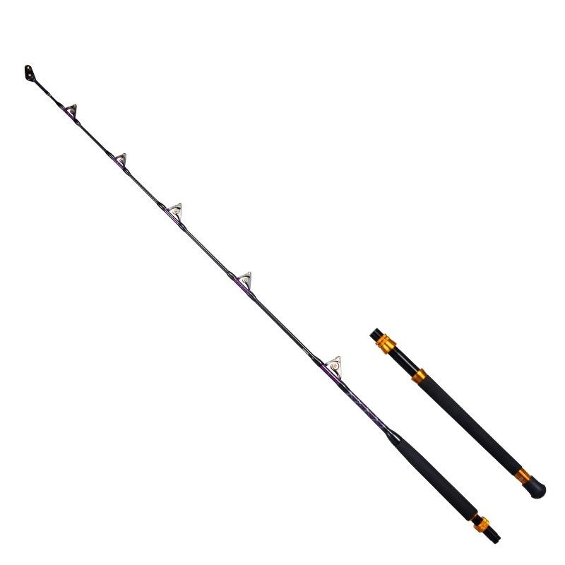 【並行輸入品】 釣り竿 カーボン ボート釣り ロッド 魚を引き付けるため ガイド 37〜64kg 100% オリジナル 1.8mの画像