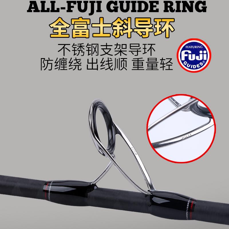並行輸入品】 ルアーキラー fuji 釣り竿 3セクション釣り竿 高炭素 2.7