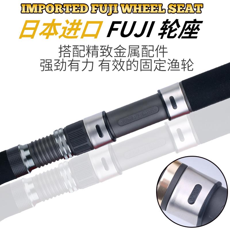 並行輸入品】 ルアーキラー fuji 釣り竿 3セクション釣り竿 高炭素 2.7