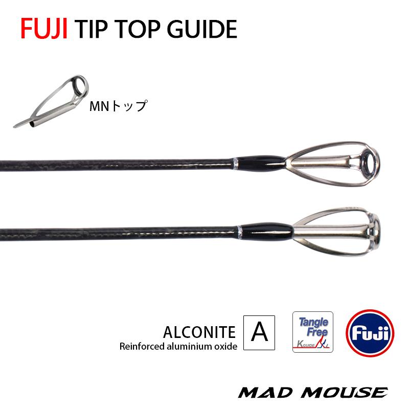 【並行輸入品】 Madmouse 日本 盛りだくさんフジ部分品 釣竿 投げること極点 6 \"3ジッグ 掛け目 80-350瓦 15kgs 鋳付ける 小舟極点 slatwater"