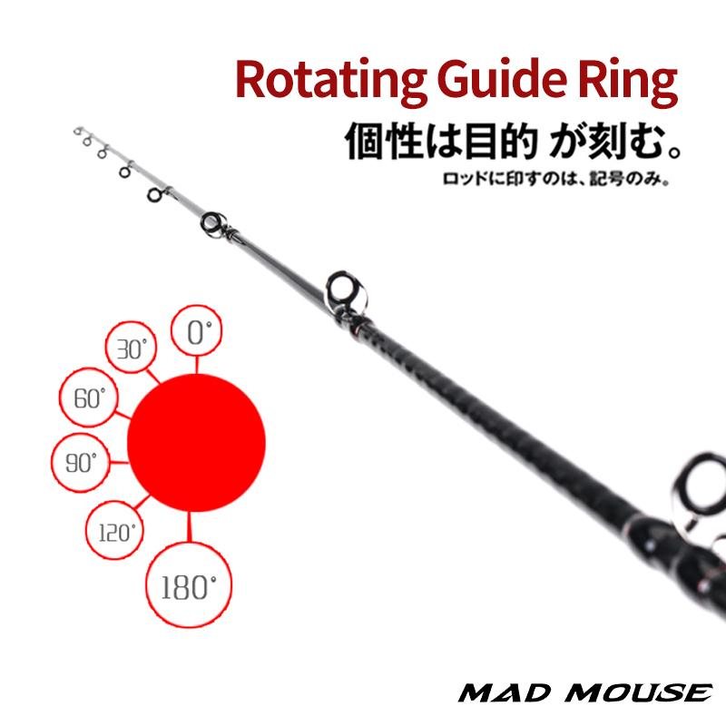 【並行輸入品】 Madmouse 日本 盛りだくさんフジ部分品 釣竿 投げること極点 6 \"3ジッグ 掛け目 80-350瓦 15kgs 鋳付ける 小舟極点 slatwater"