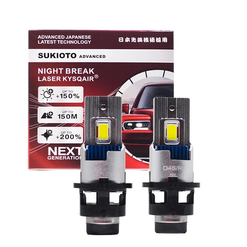 【並行輸入品】 LEDヘッドライト d2s d4s 1:1 110w 40000lm canbus 6000k ホワイト d2r d4r カーランプ OBD2 d4 自動電球 純正 2個_5