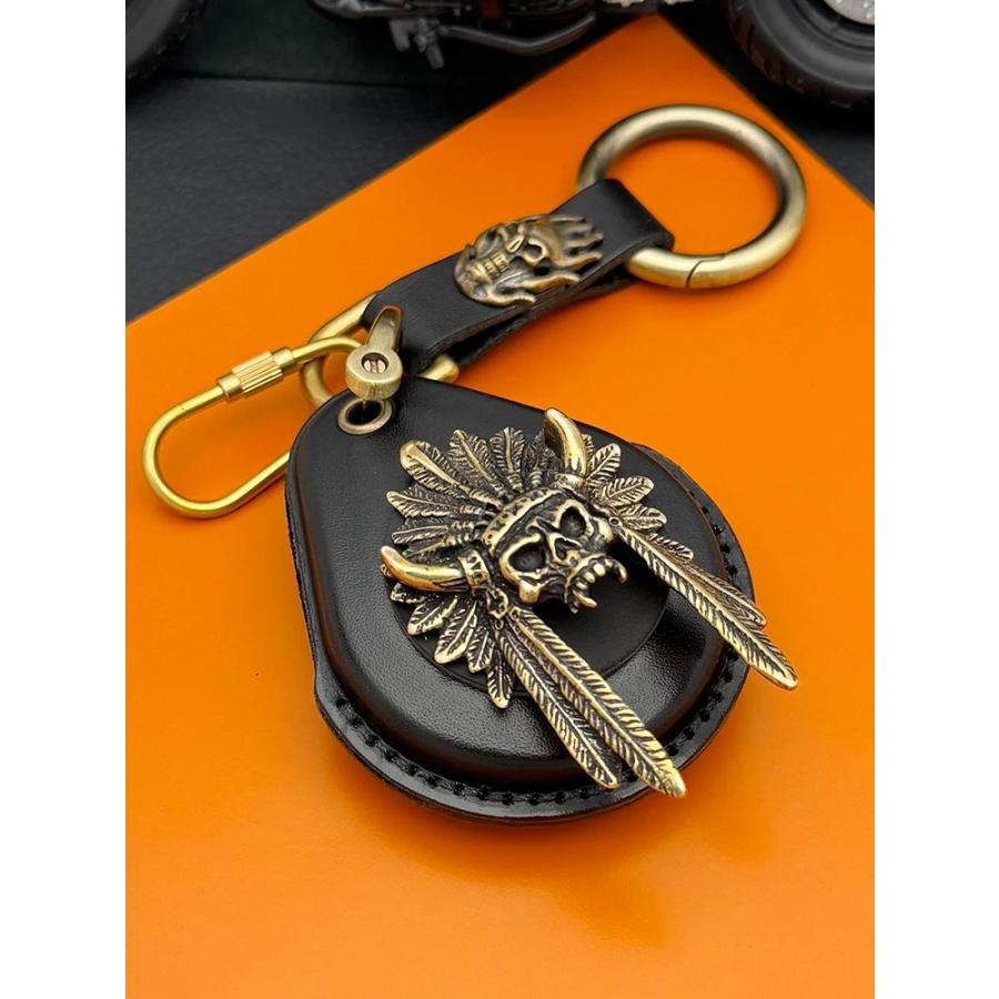 並行輸入品】 ハーレーダビッドソン レザーキーケース フォブカバー