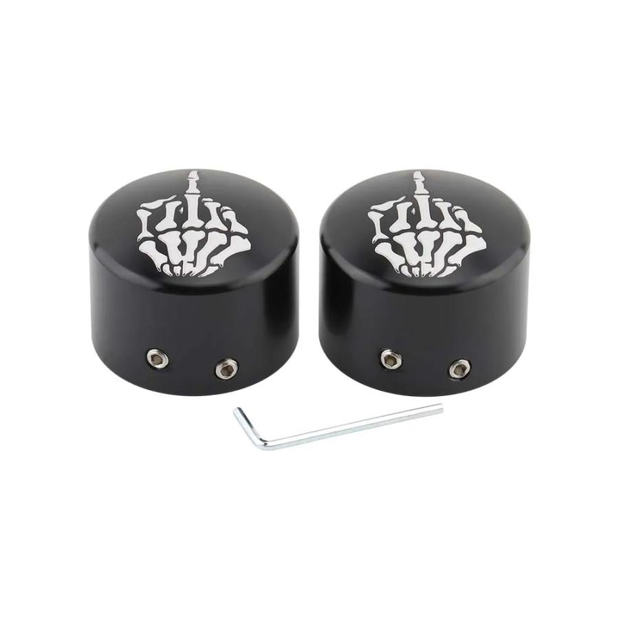 並行輸入品】 ハーレー オートバイ フロントアクスルナットカバー