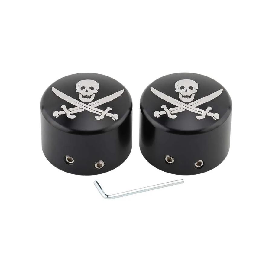 並行輸入品】 ハーレー オートバイ フロントアクスルナットカバー