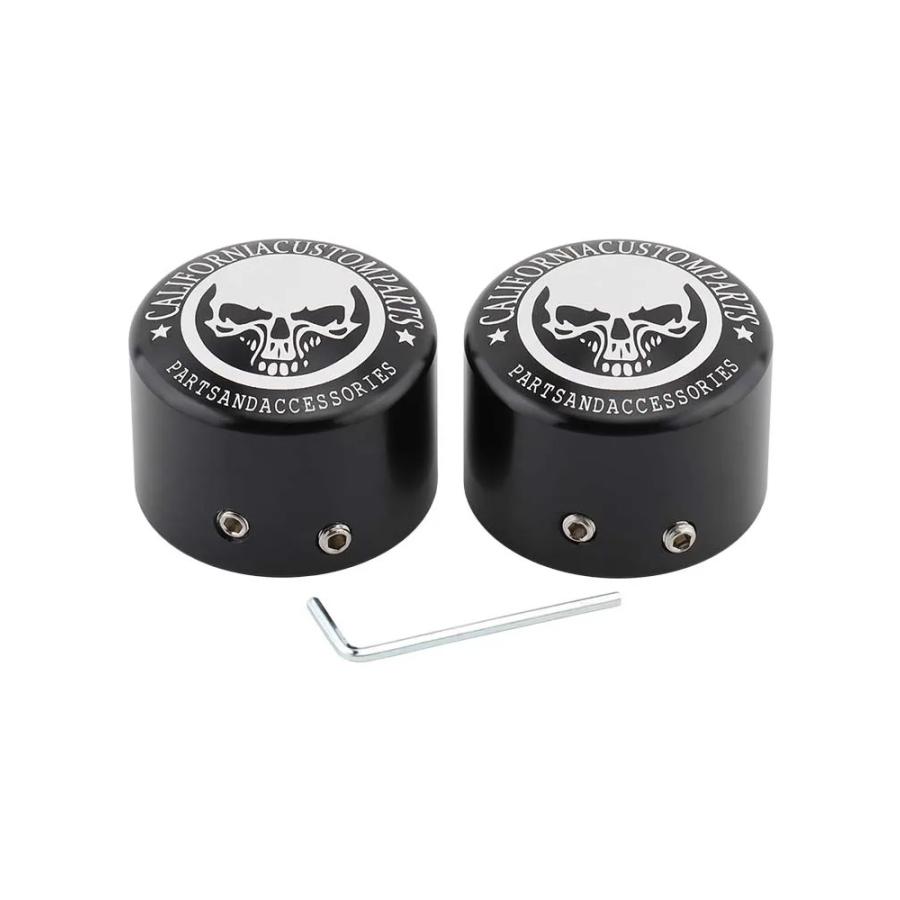 並行輸入品】 ハーレー オートバイ フロントアクスルナットカバー