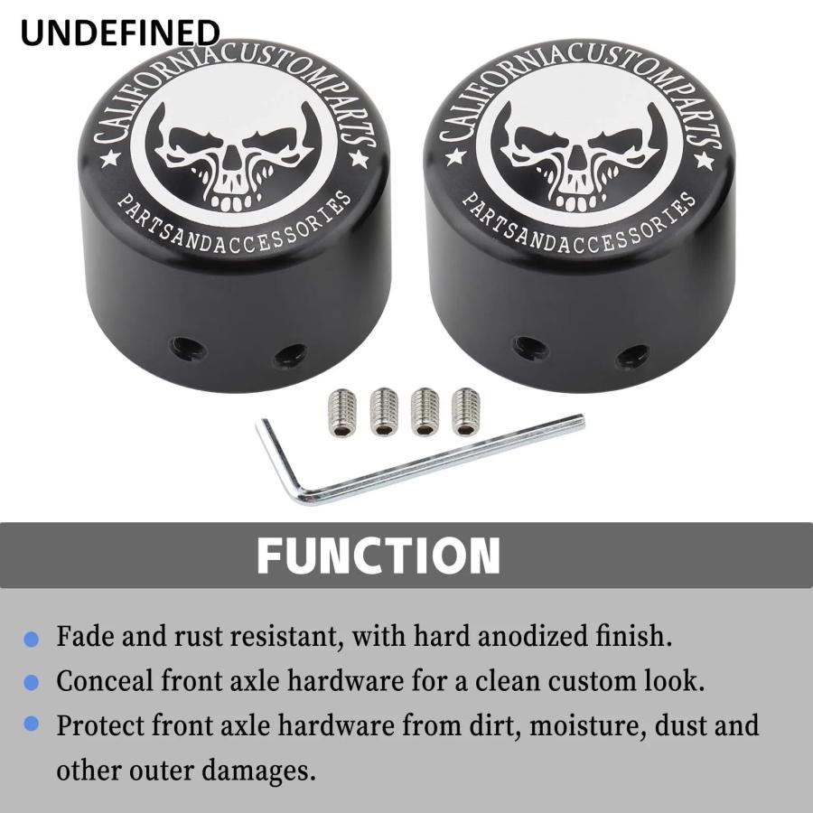 並行輸入品】 ハーレー オートバイ フロントアクスルナットカバー