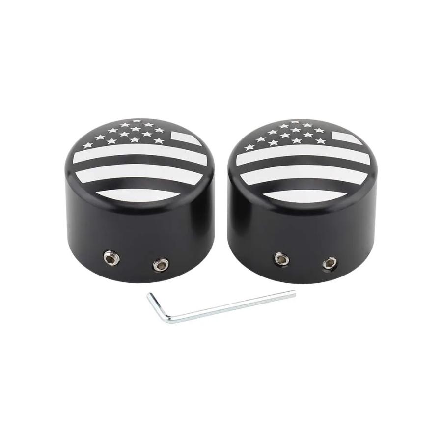 並行輸入品】 ハーレー オートバイ フロントアクスルナットカバー