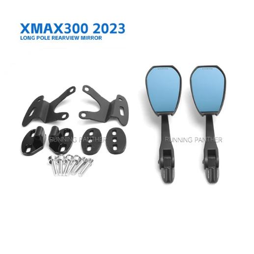 【並行輸入品】 ヤマハ オートバイ バックミラー ガラス リアミラー ブラケット付き Xmaxx-max 300 xmax300 2023