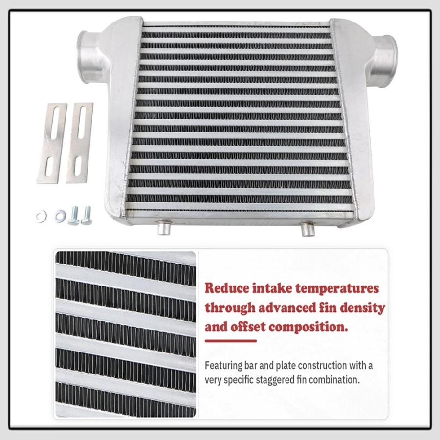 並行輸入品】 汎用 インタークーラー 冷空気ラジエーター 280x300x76mm