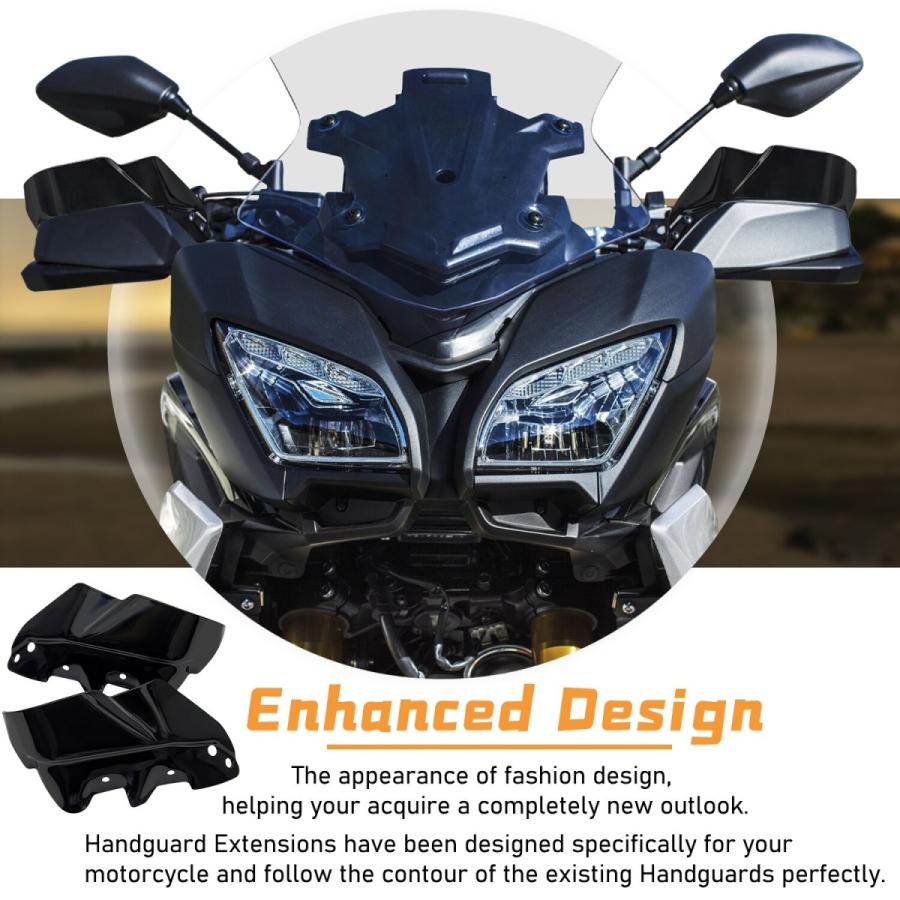 【並行輸入品】 ヤマハ Tracer900 gt 2018-2021 トレーサー900 gt 2019 2020 オートバイ ハンドシールドプロテクター フロントガラス アクセサリー_4