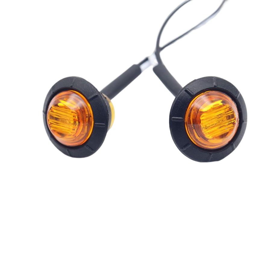 並行輸入品】 トラック・トレーラー用 LEDミニマーカーランプ 直径約