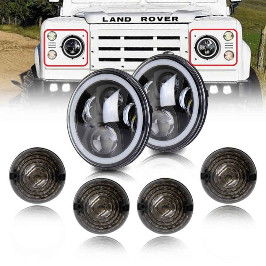 ランドローバーディフェンダー90/110 LED 7インチヘッドライト ランドローバーディフェンダー90/110 LED 7インチヘッドライト