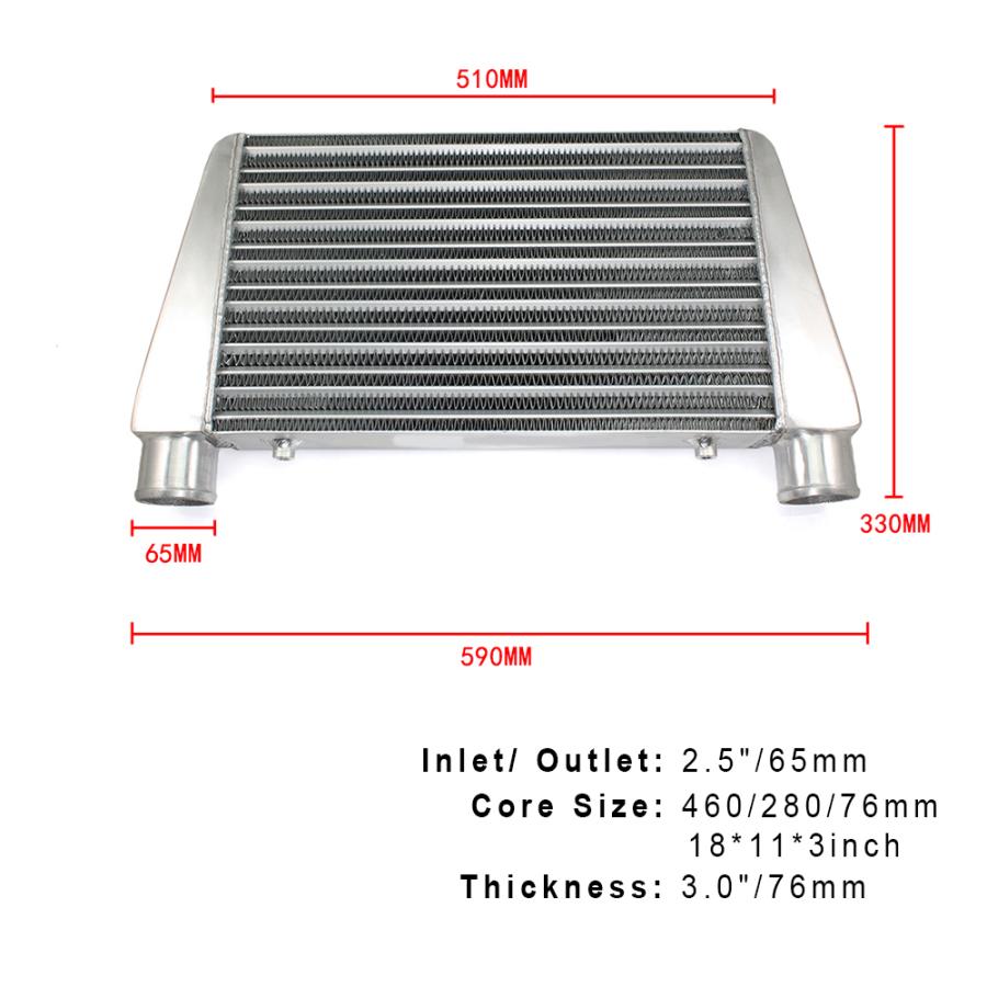 汎用 インタークーラー アルミニウム インレット R-EP ラジエーター 2.5 × 76mm 65mm ターボラジエーターインレット｜ykn-sutoa｜05