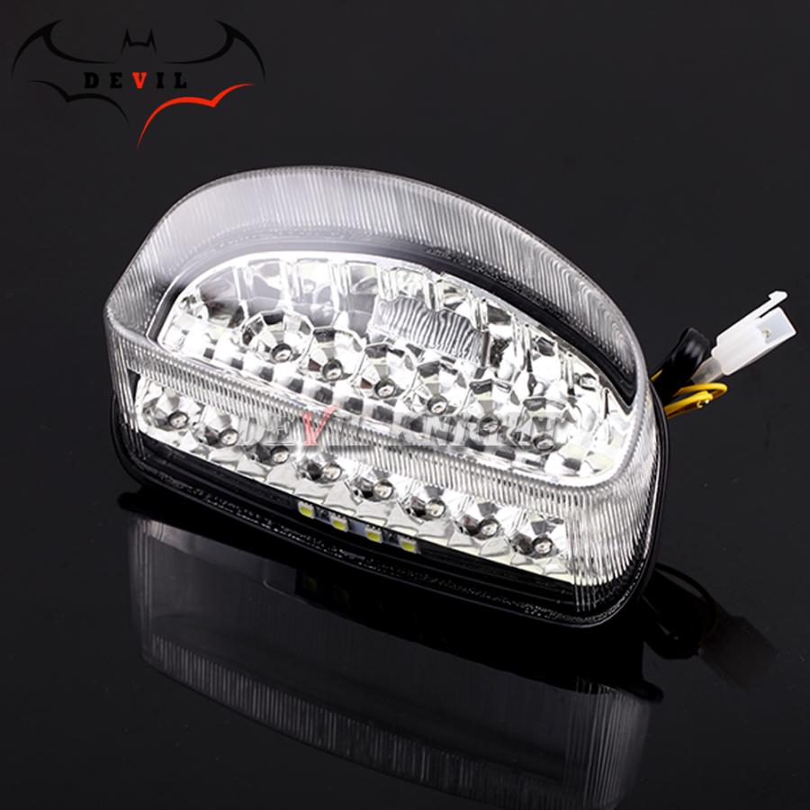 【並行輸入品】 新品未使用 スモーク:レンズカット有 CBR1100XX用/ホーネット用/250/600 LEDテールランプ ウィンカー機能内蔵の画像