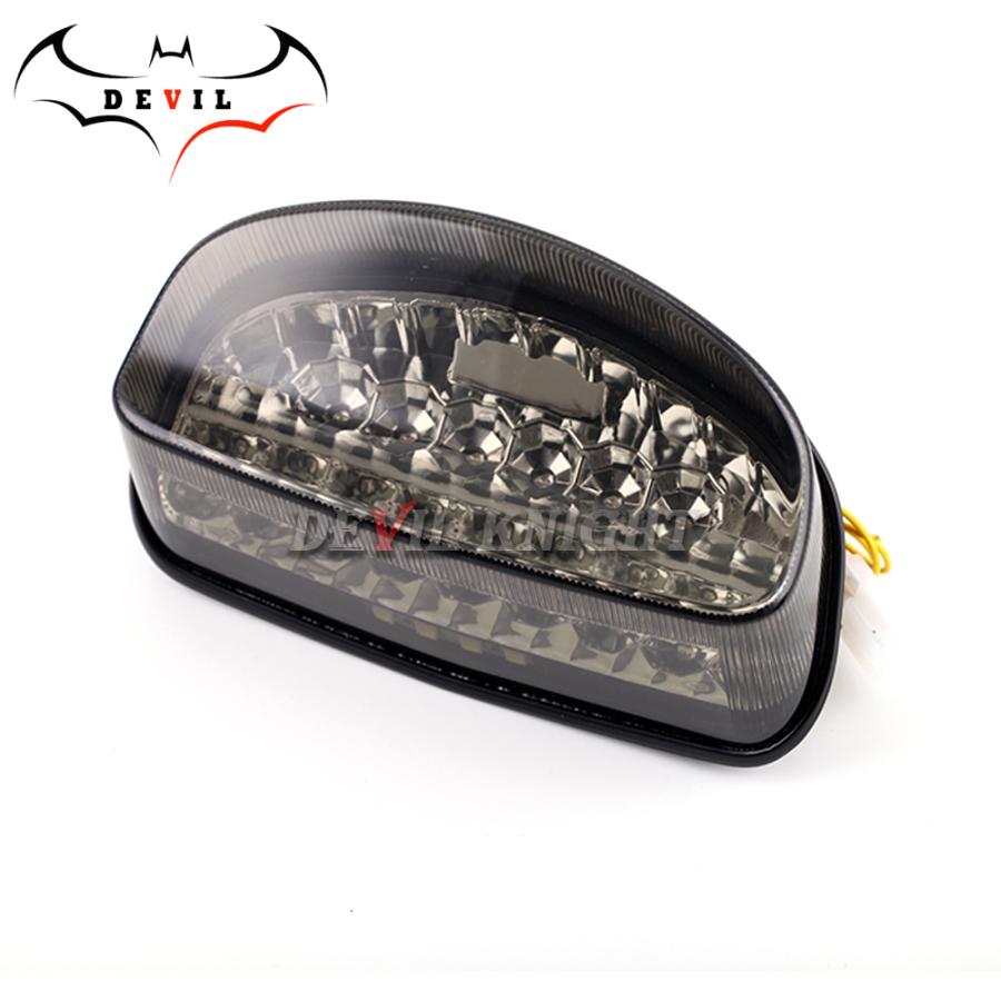 【並行輸入品】 新品未使用 スモーク:レンズカット有 CBR1100XX用/ホーネット用/250/600 LEDテールランプ ウィンカー機能内蔵の画像