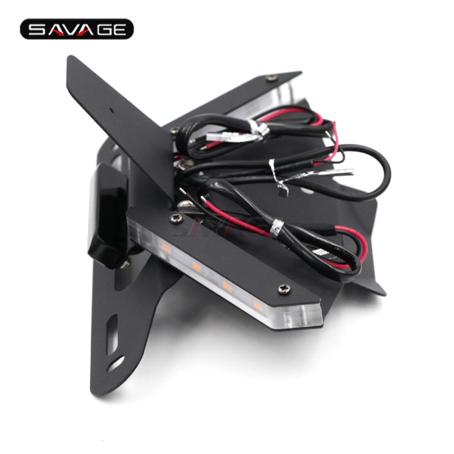 並行輸入品】 バイク ナンバープレートホルダー ライト LED ウインカー