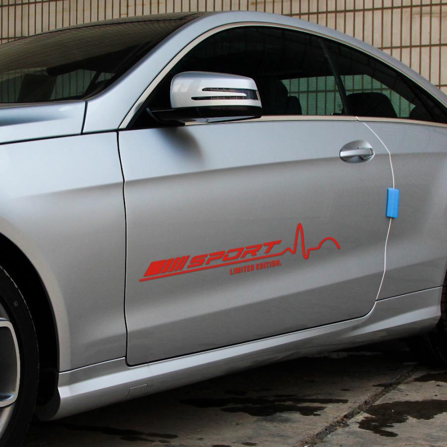 並行輸入品】 ベンツ AMG スポーツ サイド ステッカー デカール 左右