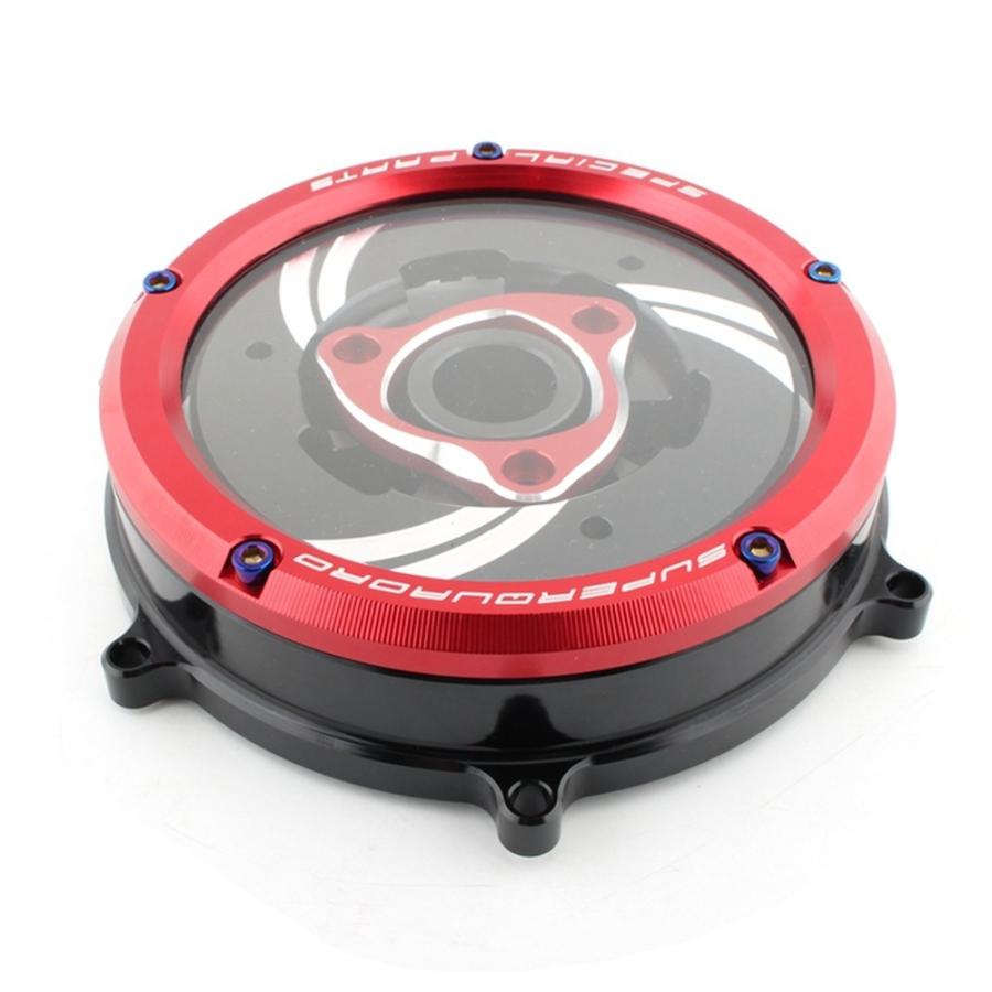 【並行輸入品】 Ducati 1199 1299 panigale s 2012-2014 abs tricolore 2012-2013 v2 2020 クリアクラッチカバー スプリングリテーナーの画像