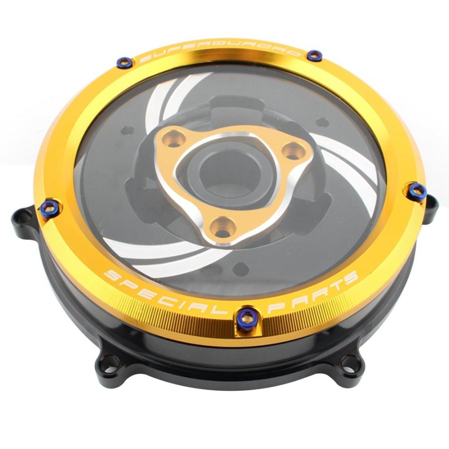 【並行輸入品】 Ducati 1199 1299 panigale s 2012-2014 abs tricolore 2012-2013 v2 2020 クリアクラッチカバー スプリングリテーナーの画像