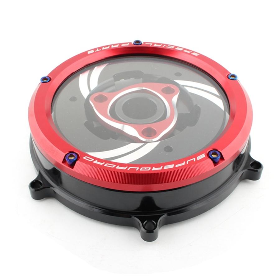 【並行輸入品】 Ducati 1199 1299 panigale s 2012-2014 abs tricolore 2012-2013 v2 2020 クリアクラッチカバー スプリングリテーナーの画像