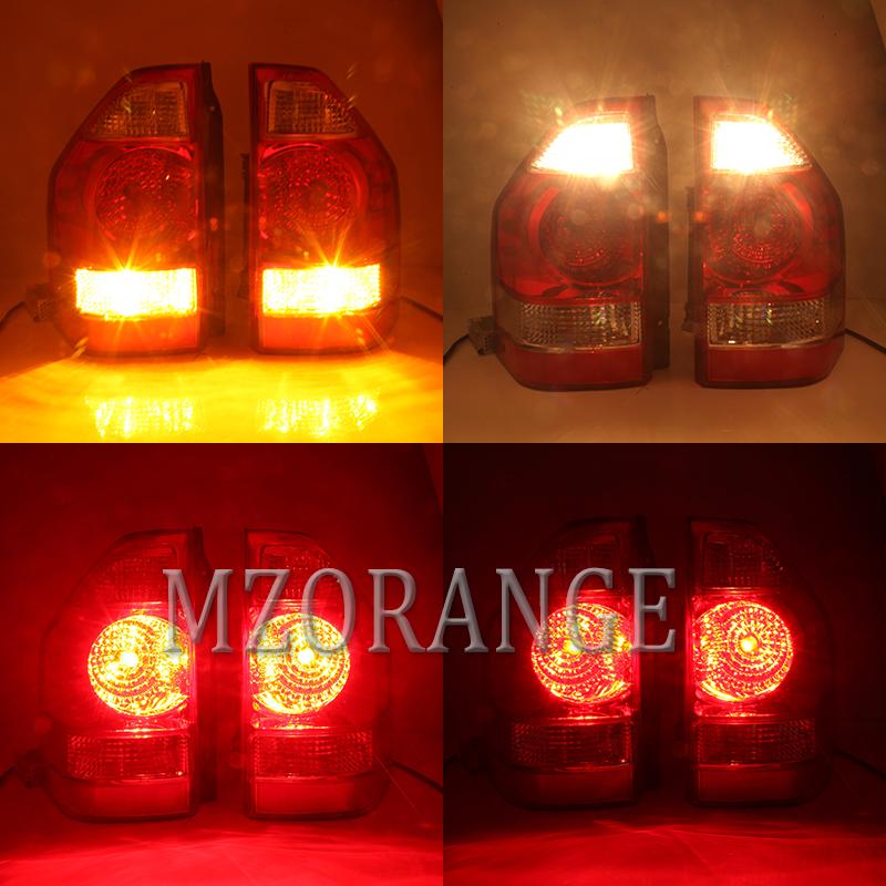 【並行輸入品】 三菱 パジェロ 2003 2004 2005 2006 テールライト ブレーキ リバースシグナル 電球付き カーアクセサリー_6