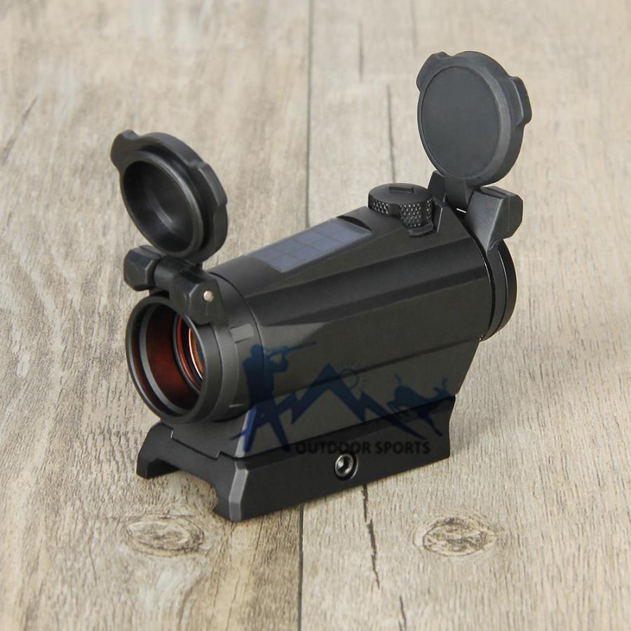 【並行輸入品】 ライフルスコープ Ppt照準器 1 × 20ミリメートル コンパクト エアガンレッドドット サイト 2MOA 太陽エネルギー 狩猟撮影光学 OS2-0126_3