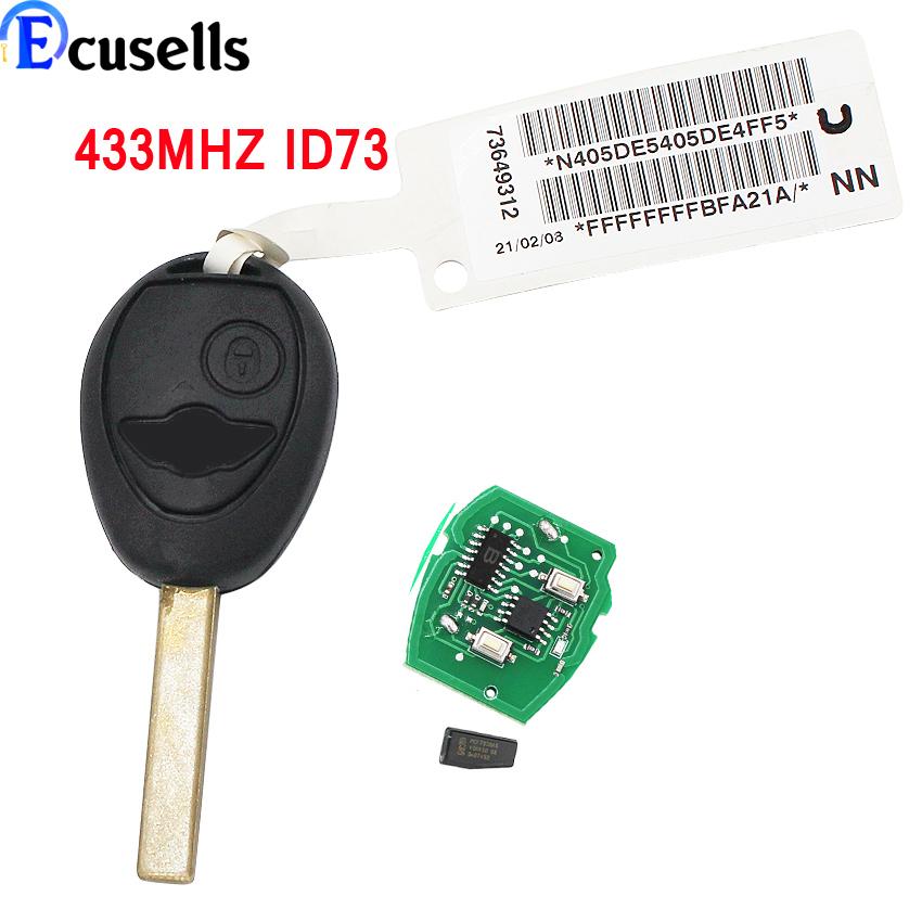 専用　2 並行輸入品】 Bmw mini cooper s r50 r53 リモコンキー 433mhz 2