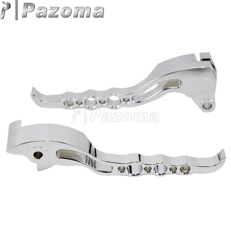 【並行輸入品】 スズキ ブルバード M109R 2006-2014 2015 2016 2017 オートバイ ブレーキクラッチレバー ブラック クローム アルミ バイククラッチレバーの画像