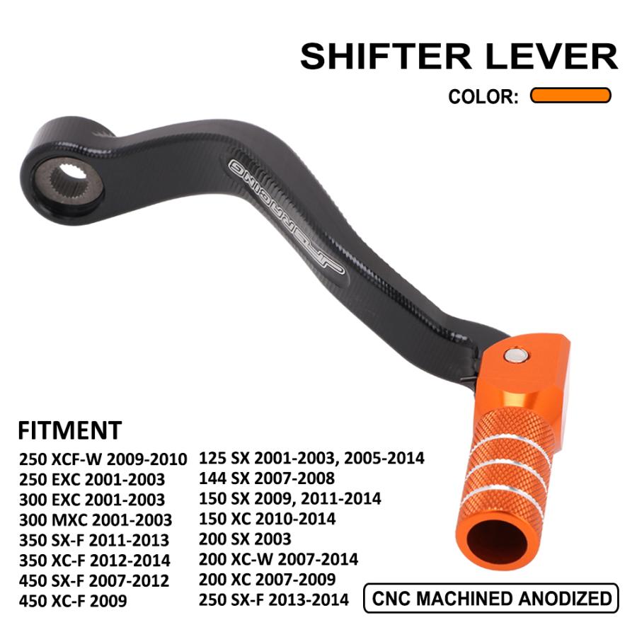 【並行輸入品】 KTM SX 125 144 150 XC 150 200 XCF 350 450 XCW200 SXF 250 350 オートバイ CNC シフトリアフットブレーキ ペダルレバー カスタム 高品質の画像