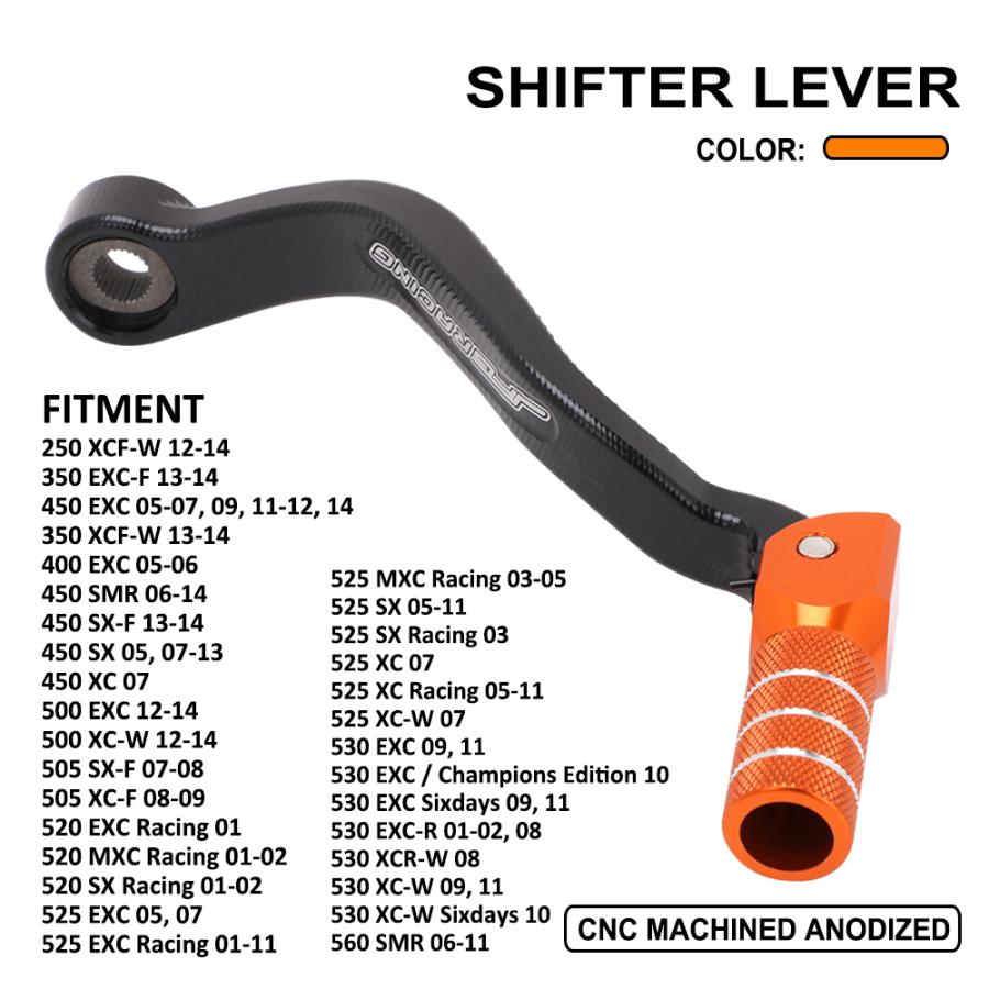 【並行輸入品】 KTM SX 125 144 150 XC 150 200 XCF 350 450 XCW200 SXF 250 350 オートバイ CNC シフトリアフットブレーキ ペダルレバー カスタム 高品質の画像